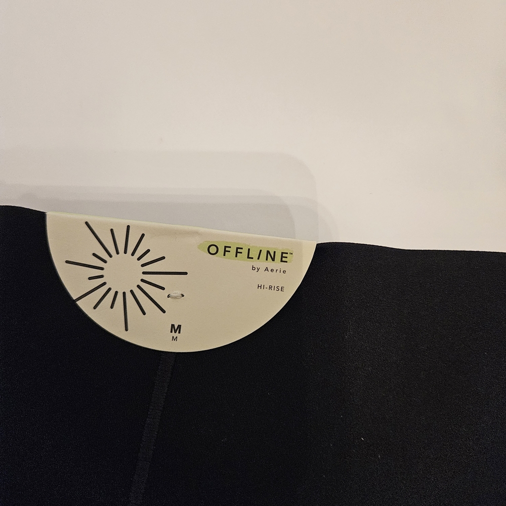 aerie Black Hi-Rise OFFLINE Leggings - Picture 3 of 4